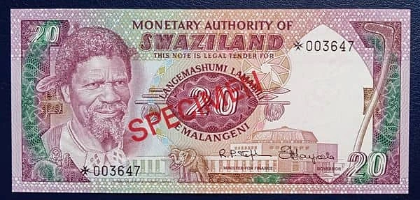 20 Emalangeni