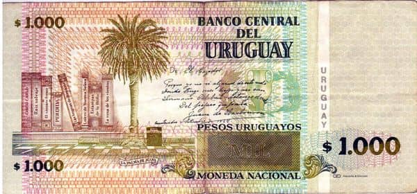 1000 Pesos Uruguayos