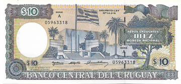 10 uruguayische Pesos