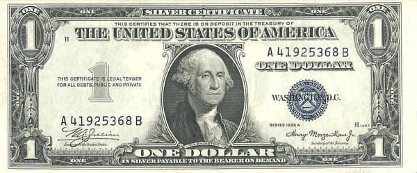 1 Dollar Silver Certificate