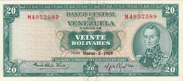20 Bolívares