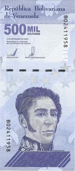 500000 Bolivares