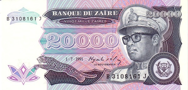 20000 Zaïres