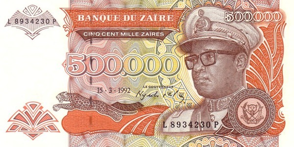 500000 Zaïres