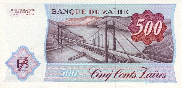 500 Zaïres