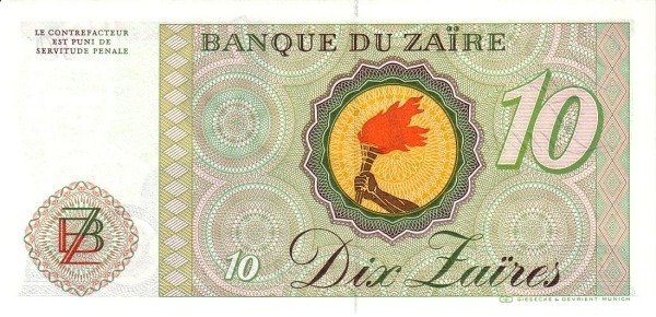 10 Zaïres