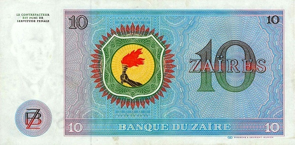 10 Zaïres