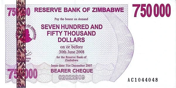 750000 Dollars