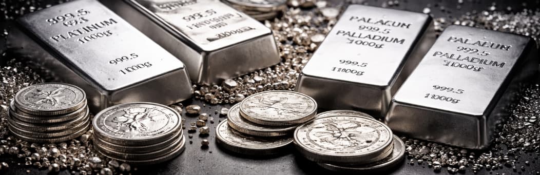<h2>Andere zu berücksichtigende Edelmetalle</h2><p>Neben Gold und Silber gibt es noch andere Metalle, die zwar in der allgemeinen Diskussion weniger präsent sind, aber dennoch eine wichtige Rolle auf den Märkten spielen.</p><p>Platin und Palladium sind stark mit dem Industriesektor verbunden, insbesondere mit dem Automobil- und Chemiesektor. Ihre Preise können empfindlicher auf regulatorische, technologische oder bergbauliche Angebotsänderungen reagieren. Rhodium, dessen Markt sehr viel kleiner ist, ist für seine extreme Volatilität bei Versorgungsengpässen bekannt.</p><p>Der spezialisierte Anleger oder fortgeschrittene Numismatiker kann anhand der langfristigen Entwicklung dieser Metalle eine zyklische Dynamik erkennen, die nicht immer mit der des Goldes übereinstimmt.</p>