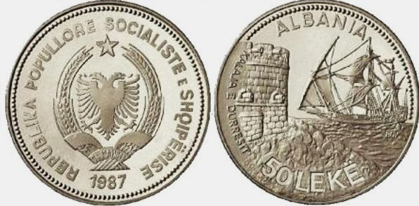 50 leke (Hafen von Durazzo)