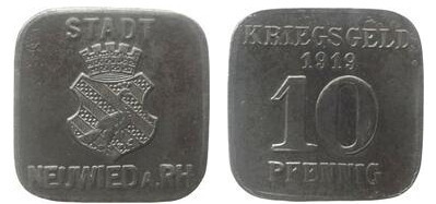 10 pfennig (Stadt Neuwied - Preußische Rheinprovinz)