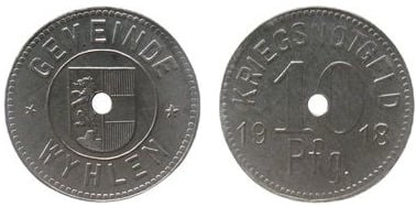 10 pfennig (Wyhlen Baden)