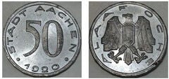 50 Pfennig (Stadt Aachen - Preußische Rheinprovinz)