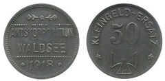 50 Pfennig (Bezirk Waldsee-Land, Württemberg)