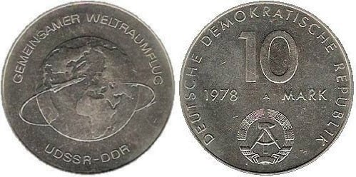 10 mark (Gemeinsamer Orbitalflug UdSSR-DDR)