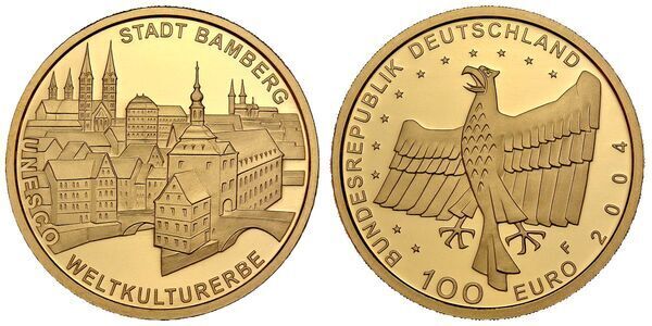 100 euro (Ciudad de Bamberg - Patrimonio de la UNESCO)