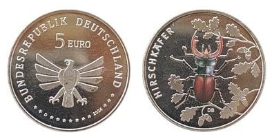 5 Euro (Europäischer Hirschkäfer)