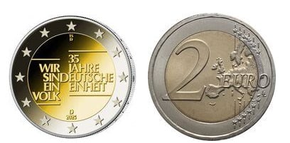 2 Euro (35 Jahre Deutsche Einheit)