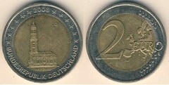 2 euro (Estado Federado de Hamburgo)