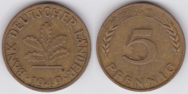 5 pfennig