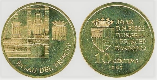 10 cèntims (Fürstenpalast)