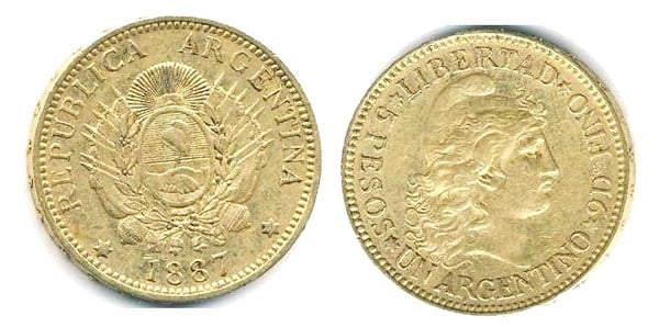 5 pesos (1 Argentinier)