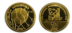 10 pesos (Copa Mundial de la FIFA Sudáfrica 2010)