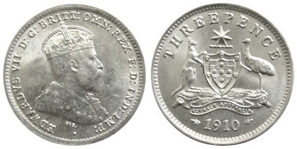 3 pence (Edward VII)