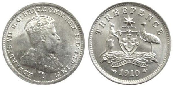 3 pence (Edward VII)