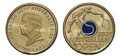 2 Dollar (Australian Open Tennis der Männer - Blau)