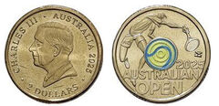 2 Dollar (Australian Open Herren-Tennis-Fluor)