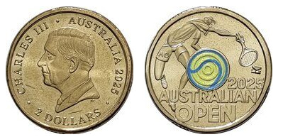 2 Dollar (Australian Open Herren-Tennis-Fluor)