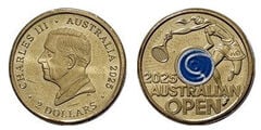 2 Dollar (Australian Open Frauentennis - Blau)