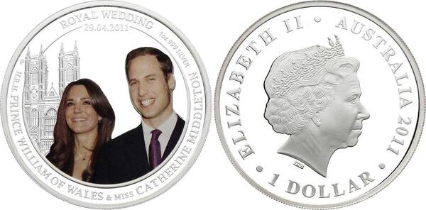 1 dollar (Die königliche Hochzeit von William und Catherine)