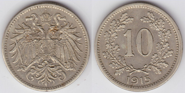 10 heller (Franz Joseph I.)