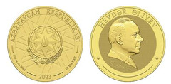 10 manat (100. Jahrestag von Heydar Aliyev)