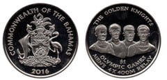 1 dollar (Medallistas de oro de las Bahamas en los Juegos Olímpicos de 2012)
