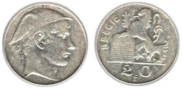 20 francs (Leopold III. - België)