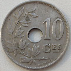 10 centimes (Albert I. - Belgien)