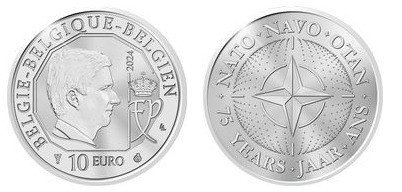 10 euro (75 años de la OTAN)