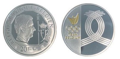 20 Euro (Belgische Olympiamannschaft)