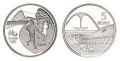 5 reais (Olympische Spiele Rio 2016 - Laufen / Sambadrom)