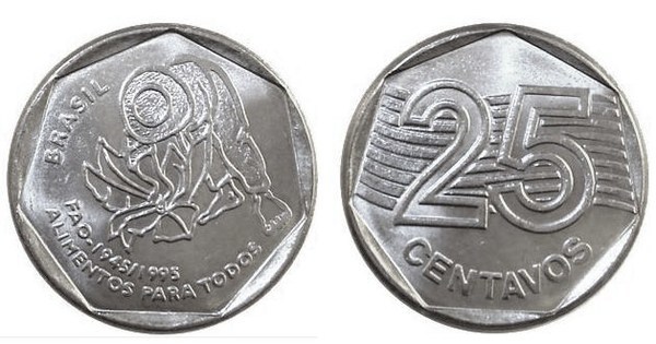 25 centavos (50-jähriges Bestehen der FAO)