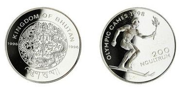 200 Ngultrums (Olympische Winterspiele 1998)