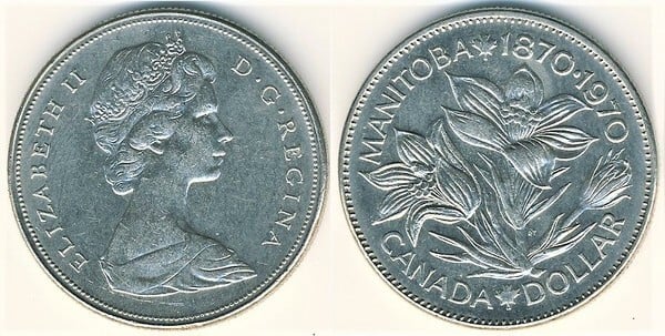 1 dollar (100-jähriges Bestehen der Manitoba Union)