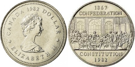 1 dollar (115. Jahrestag der Konföderation)