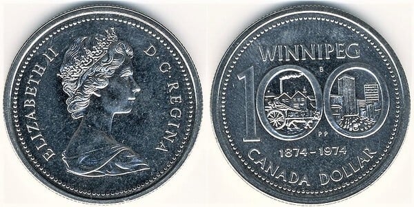 1 dollar (100-jähriges Jubiläum von Winnipeg)