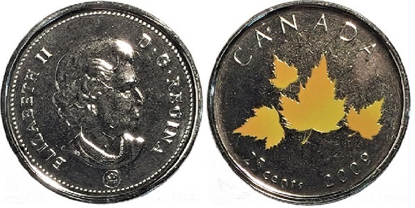 25 cents (Oh Kanada!)