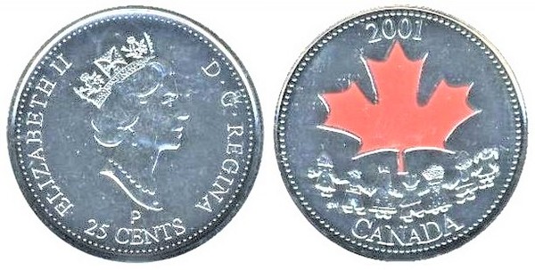 25 cents (Kanada-Tag)