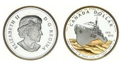 1 dollar (Centenario de la Marina Real Canadiense)